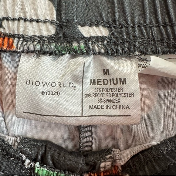 Bioworld Mens Irish Flag Shamrock Clover Print Pajama Loungewear Pants Medium - Picture 5 of 6